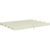 Telte & Lysthuse^Pergola Udskiftnings Tag, 285x200 cm, Cremehvid