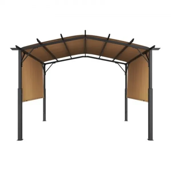 Buer, Spalier, Lysthuse Uden Tag^Pergola, 304.8x304.8x254 cm, Beige, Metal