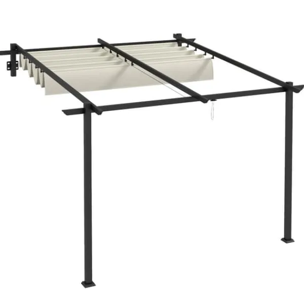 Hot Pergola, 297x297x200 cm, Creme Buer, Spalier, Lysthuse Uden Tag