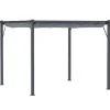 Buer, Spalier, Lysthuse Uden Tag^Pergola, 300x300x223 cm, Grå
