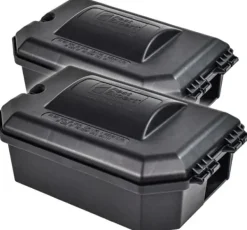 Skadedyrsfælder^Pest Expert® Rat Bait Station Boxes (Twinpack)