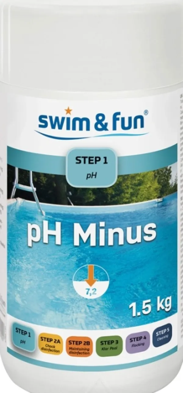 Pool- & Spatilbehør^PH Minus 1,5 kg