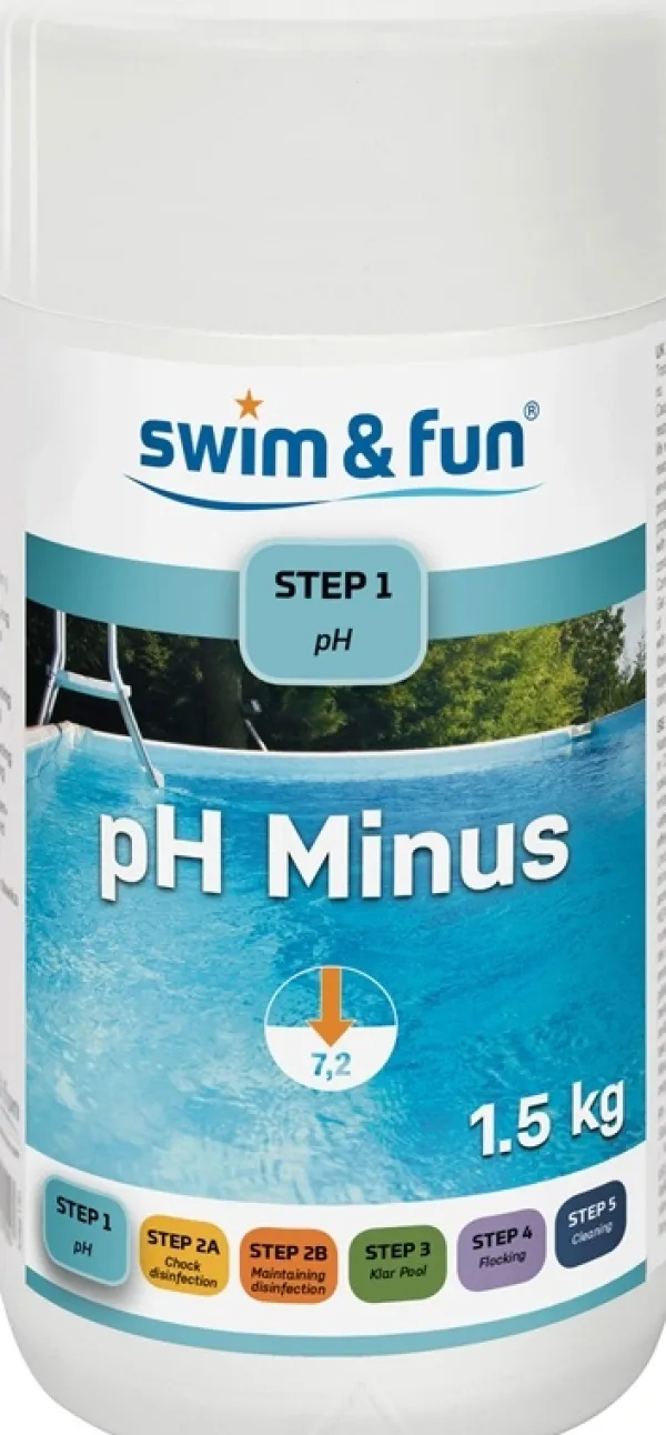 Pool- & Spatilbehør^PH Minus 1,5 kg