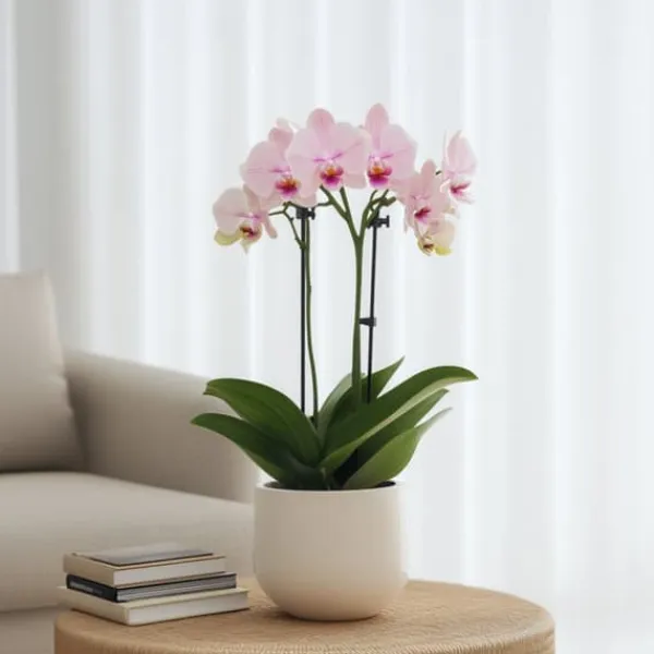 Krukkeplanter Indendørs^Phalaenopsis-orkidé - Phalaenopsis Multiflora - Højde 35-45cm - ⌀12cm