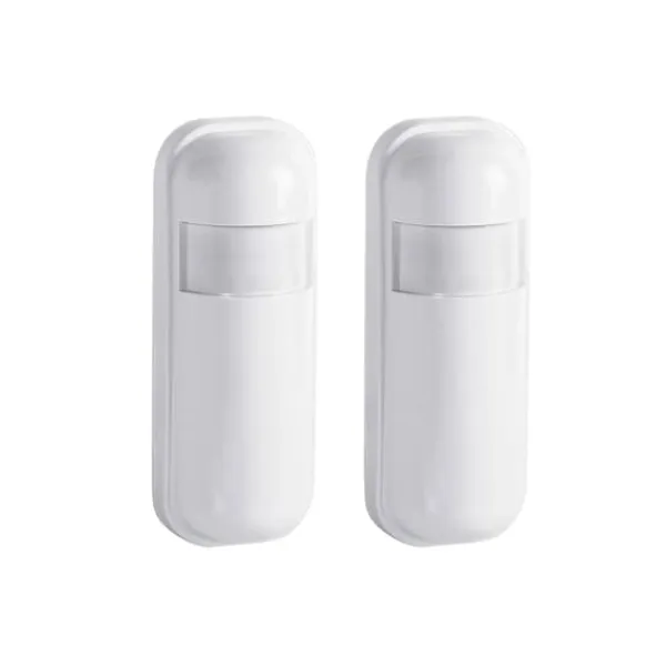Discount PIR bevægelsessensor, trådløs 433MHz, kompatibel med alarmsystemer,2PCS Bevægelsesdetektorer