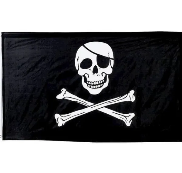Flag & Vindposer^Piratflag 90 x 150 cm