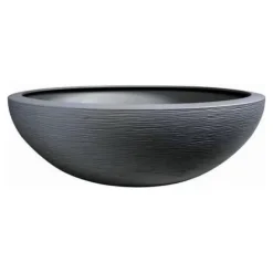 Discount Plant pot EDA Graphit Washbasin Grey Dark grey (Ø 59 x 21 cm) Krukker & Plantebeholdere