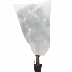 Haveduge^Plantebeskyttelse med snore - 8 stk. 70 g/m² | Størrelse: 0,8x0,8 m