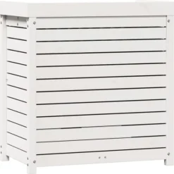 Sale Plantebord i massiv fyrretræ med hylder - Opbevaring til potteplanter | Størrelse: 82,5x50x86,5 cm | Farve: Hvid Plantningsbænke