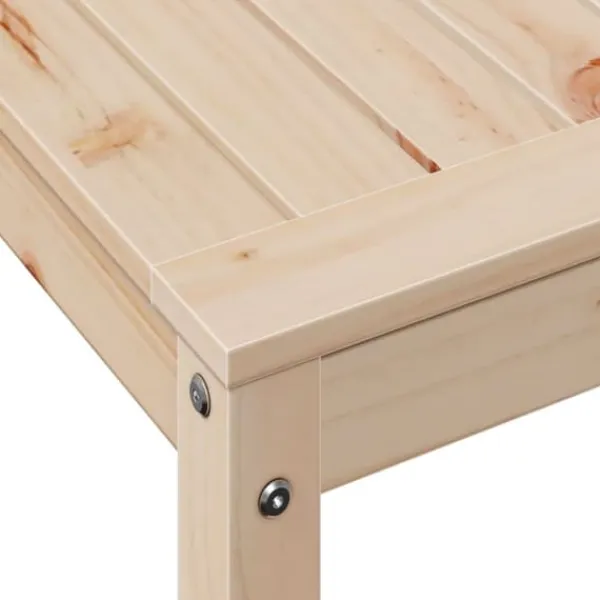 Plantningsbænke^Plantebord med hylde i massivt fyrretræ | Størrelse: 82,5x50x75 cm