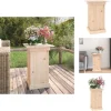 Plantestativer^Planteborde - Living blomsterstander 40x40x60 cm massivt fyrretræ