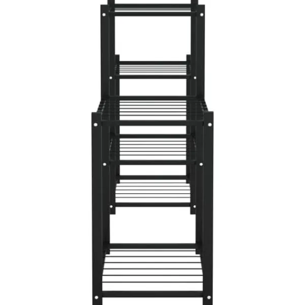 Plantestativer^Planteborde - Living blomsterstativ 83x25x60 cm jern sort
