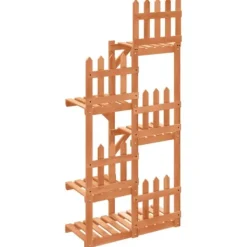 Outlet Planteborde - Living blomsterstativ 60x25x130 cm massivt fyrretræ Plantestativer