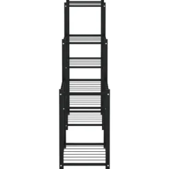 Plantestativer^Planteborde - Living blomsterstativ 83x25x80 cm jern sort