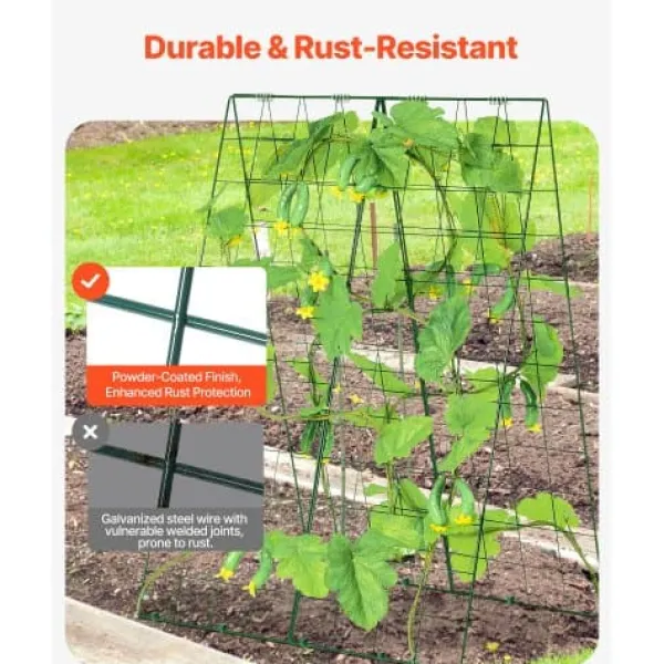 Krukker & Plantebeholdere^Planteespalier, 117x84 cm, Grøn, Metal