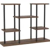 Discount Planteholder 4 niveauer 61,5 cm træ kulbrun til inde/ude Plantestativer