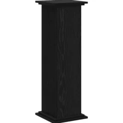 Sale Planteholder i konstrueret træ - Moderne plante stativ | Farve: Sort | Størrelse: 33x33x100 cm Plantestativer