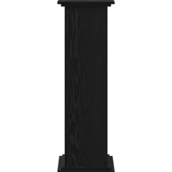 Sale Planteholder i konstrueret træ - Moderne plante stativ | Farve: Sort | Størrelse: 33x33x100 cm Plantestativer