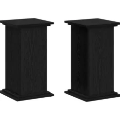 Plantestativer^Planteholder i sort eg - Moderne plante stativ | Størrelse: 33x33x60 cm