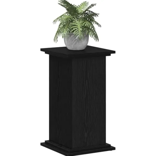 Plantestativer^Planteholder i sort eg - Moderne plante stativ | Størrelse: 33x33x60 cm