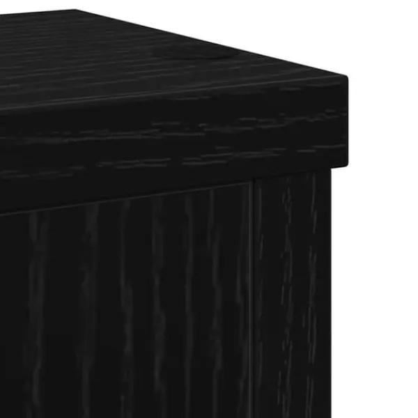 Plantestativer^Planteholder sæt i sort eg - Elegant design | Størrelse: 10x10x18 cm | 2 pcs