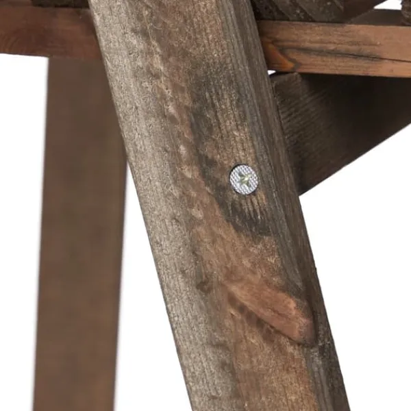 Plantestativer^Planteholder, Træ, 160x41x49 cm, Brun