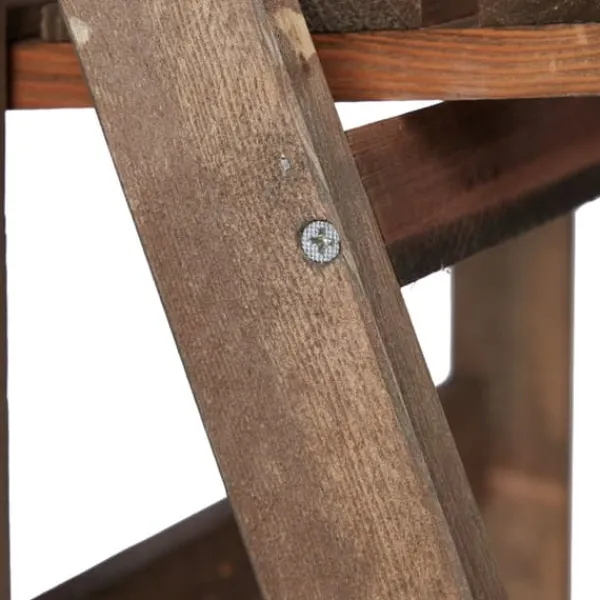 Plantestativer^Planteholder, Træ, 160x41x49 cm, Brun