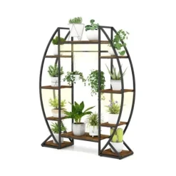 Plantestativer^Planteholder, 130x30x160 cm, Brun