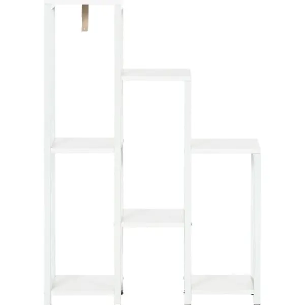 Plantestativer^Planteholder, 65x23x94,5 cm, Hvid