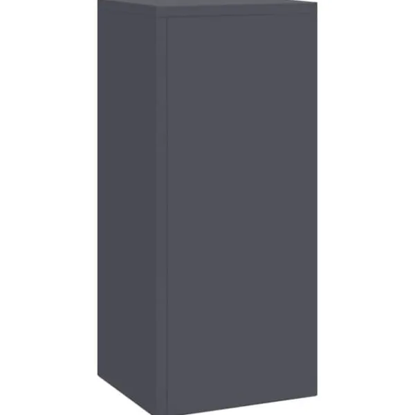Online Planteholdere 3 pcs - Minimalistisk Udendørs Design | Farve: Antracit | Størrelse: 24x24x75 cm Plantestativer