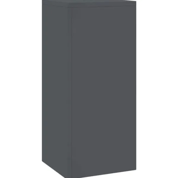Plantestativer^Planteholdere 2 stk - Minimalistisk Stål | Farve: Antracit | Størrelse: 24x24x55 cm