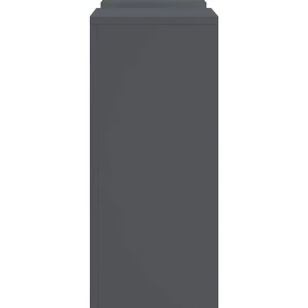 Plantestativer^Planteholdere 2 stk - Minimalistisk Stål | Farve: Antracit | Størrelse: 24x24x55 cm
