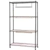 Plantestativer^Plantehylde, 4-niveaus indendørs planteholder med vækstlys, 90x35x150 cm, metal