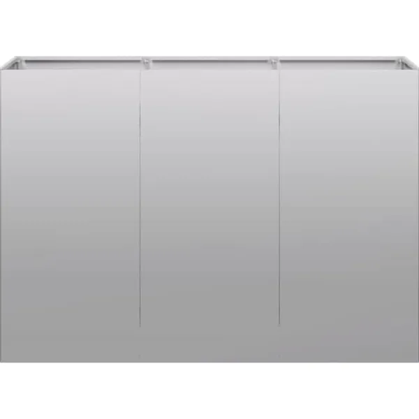 Krukker & Plantebeholdere^Plantekasse i galvaniseret stål - Holdbar og stilfuld | Størrelse: 120x40x80 cm