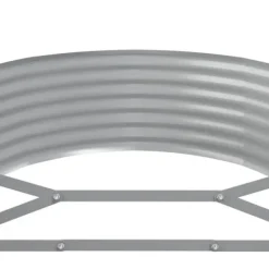 Plantningsbænke^Plantekasse i galvaniseret stål - Højbed til haven | Størrelse: 175x100x36 cm | Farve: Antracitgrå