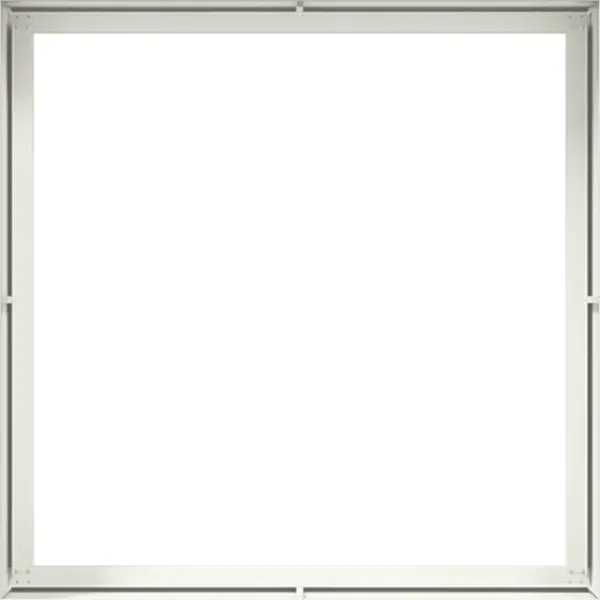 Krukker & Plantebeholdere^Plantekasse i koldvalset stål - Højbed til haver og terrasser | Størrelse: 100x100x40 cm | Farve: Hvid