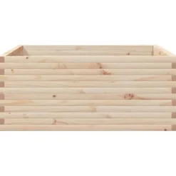 Plantningsbænke^Plantekasse i massivt fyrretræ - Rustik og holdbar | Størrelse: 110x110x46 cm