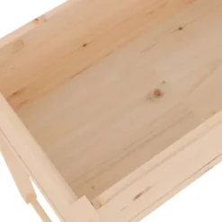 Outlet Plantekasse i massivt fyrretræ - Robust og dekorativ | Størrelse: 78x40x81 cm Plantningsbænke