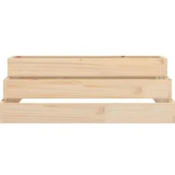Plantningsbænke^Plantekasse i massivt fyrretræ - Dekorativ og robust | Størrelse: 80x80x27 cm