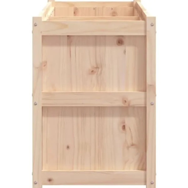Krukker & Plantebeholdere^Plantekasse i massivt fyrretræ - Dekorativ havekasse | Størrelse: 150x50x70 cm