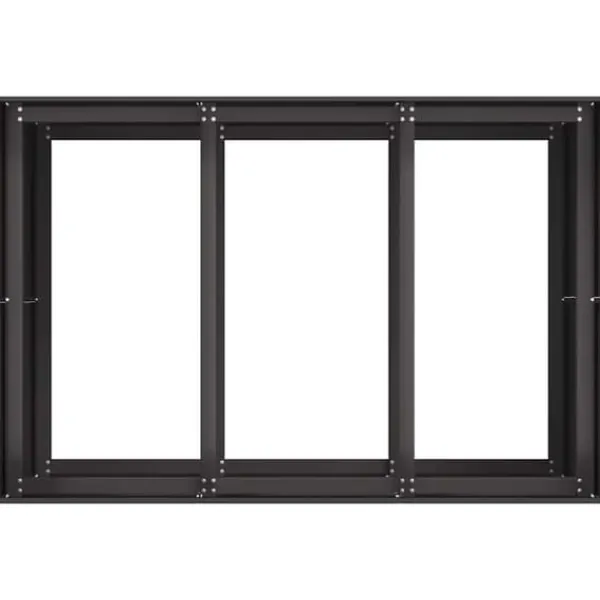 Krukker & Plantebeholdere^Plantekasse i stål 120x80x80 cm - Højbed til have og terrasse | Farve: Sort