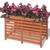 Plantningsbænke^Plantekasse i træ - Dyrk grøntsager og blomster | Størrelse: 100x50x71 cm