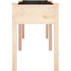 Outlet Plantekasse med foring 203x53x76 cm massivt fyrretræ - Plantekasse - Plantekasser - Home & Living Plantningsbænke