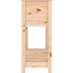 Plantningsbænke^Plantekasse med hylde 111,5x34,5x81 cm massivt fyrretræ - Plantekasse - Plantekasser - Home & Living