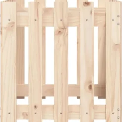 Plantekasse med stakitdesign i massivt fyrretræ | Størrelse: 50x50x50 cm Krukker & Plantebeholdere