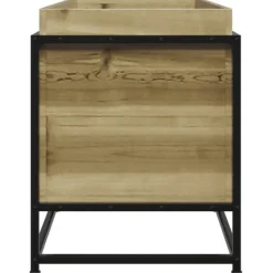 Plantningsbænke^Plantekasse til haven - Imprægneret fyrretræ | Størrelse: 100x40x50 cm