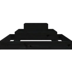 Online Plantekasse 80x80x27 cm massivt fyrretræ sort - Plantekasse - Plantekasser - Home & Living Plantningsbænke