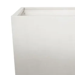 Krukker & Plantebeholdere^Plantekasser 2 stk. rustfrit stål - 45x45x75 cm | Farve: Sølv