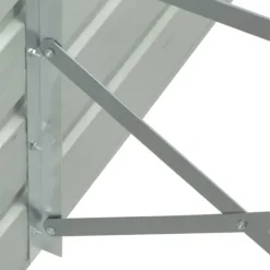 Discount Plantekrukker - Living forhøjet plantekasse 480x80x77 cm galvaniseret stål grå Krukker & Plantebeholdere