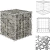 Hot Plantekrukker - Living gabion-højbed 30x30x30 cm kubeformet stål Krukker & Plantebeholdere
